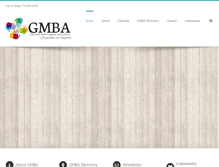Tablet Screenshot of gmba.org